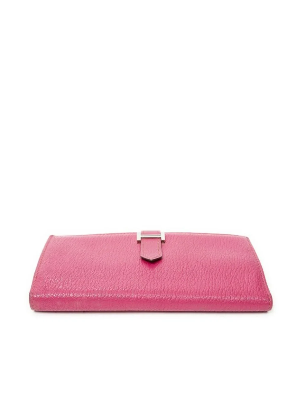 Hermes Bearn Wallet Rose Shocking Chèvre Leather